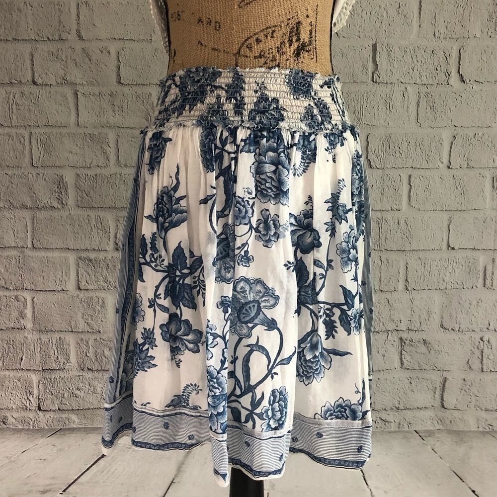 Women’s Max Studio floral silk blend skirt